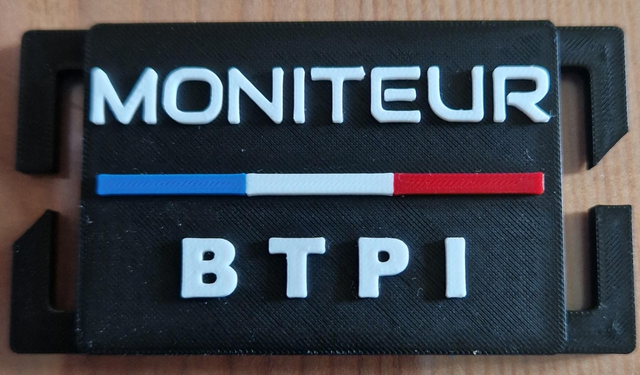 Plaquette 3D PM Moniteur BTPI 