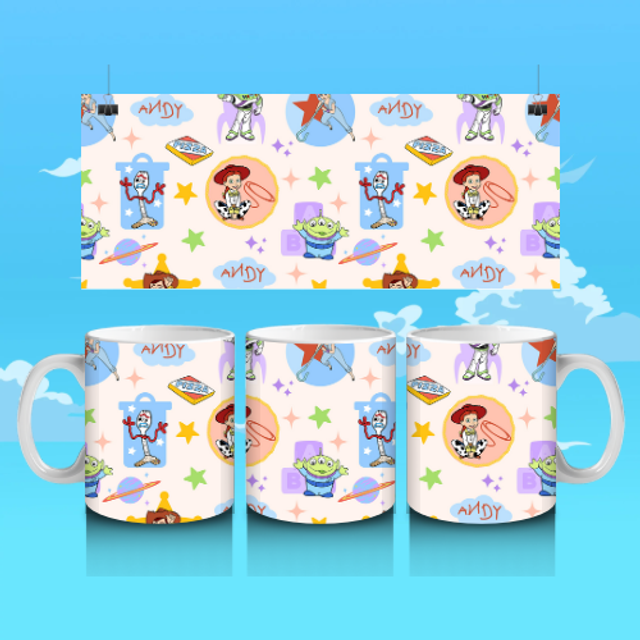 Mug Toy Story Pastel 3