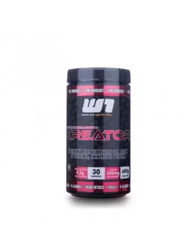 Pre-Entreno Kreator Winkler 600g – Energía, Concentración y Rendimiento Deportivo