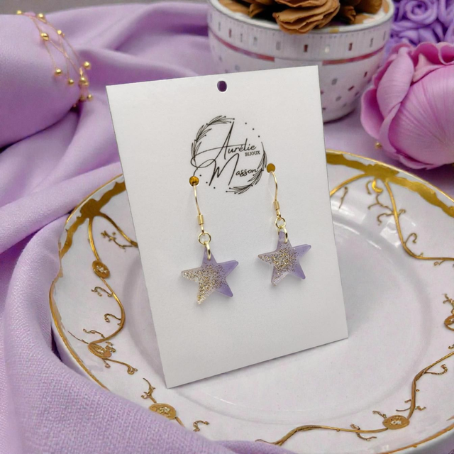 Boucles d'oreilles "Glycina"