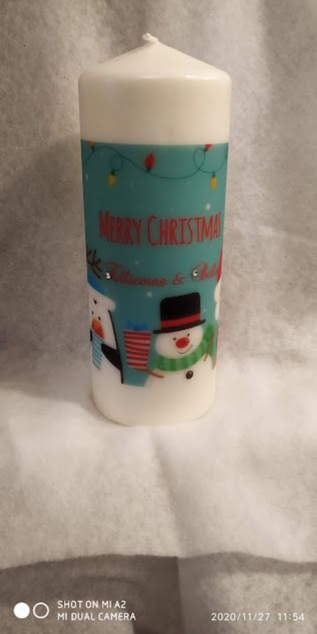 christmas candles 15cm tall