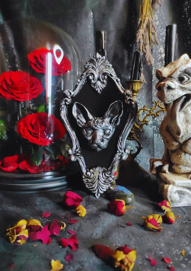 Cadre Baroque Sphynx