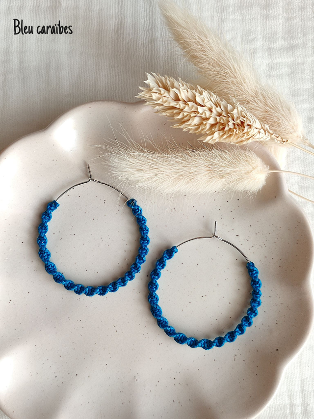 Boucles d'oreilles "LIV" - Argenté