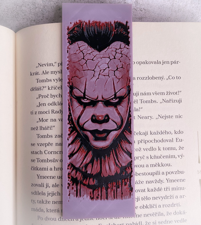 Záložka Freddy Pennywise
