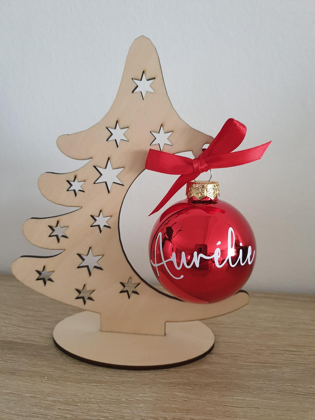Boule de Noël personnalisée 