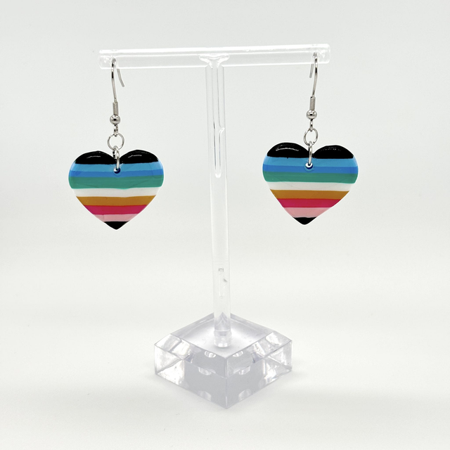 LGBT+ Queer Heart Earrings