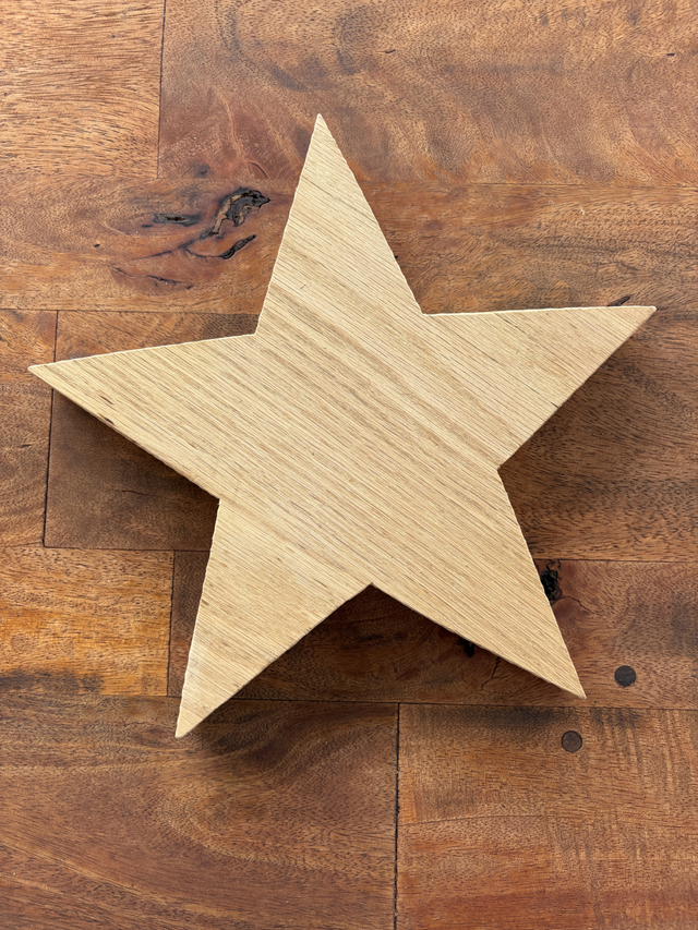 Ster (Eiken) (24cm x 2,5cm)