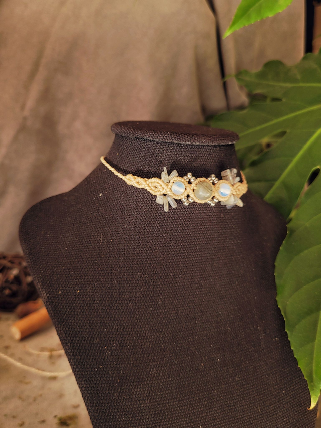 Ras de cou labradorite