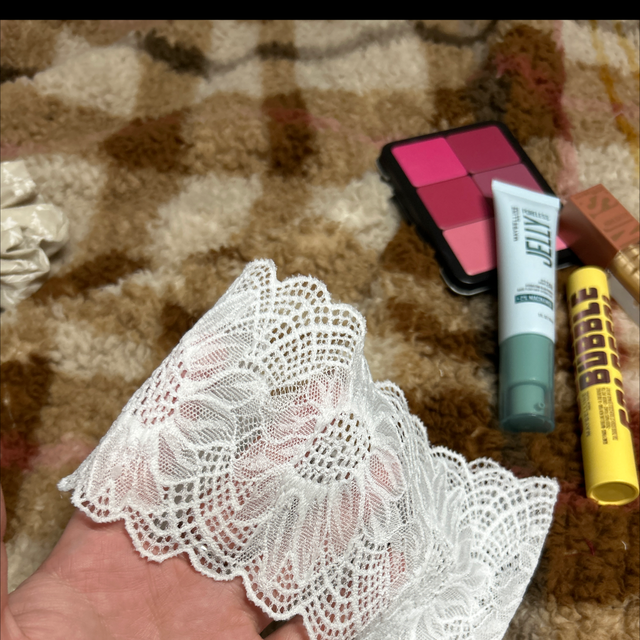 Bandeau Dentelle Blanc Large