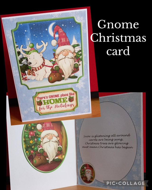 There's gnome place like home Christmas card 