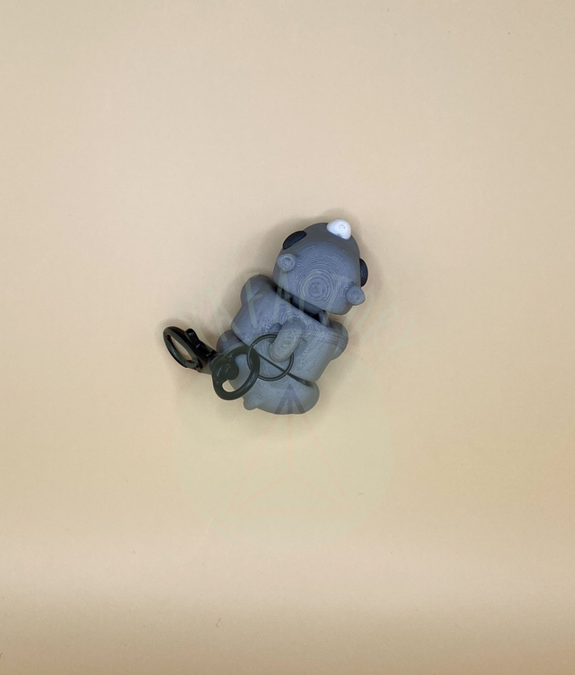 Porte-clés mini Rhinocéros articulé