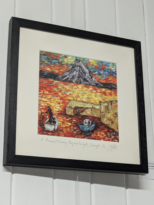 Limited Edition Print by Frances McKenna - &#039;A Peaceful Evening Beyond Errigal, Donegal&#039;
