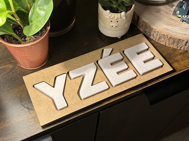 Puzzle Encastrement Prénom