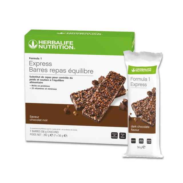 Barres Repas Formula 1 Express Chocolat noir