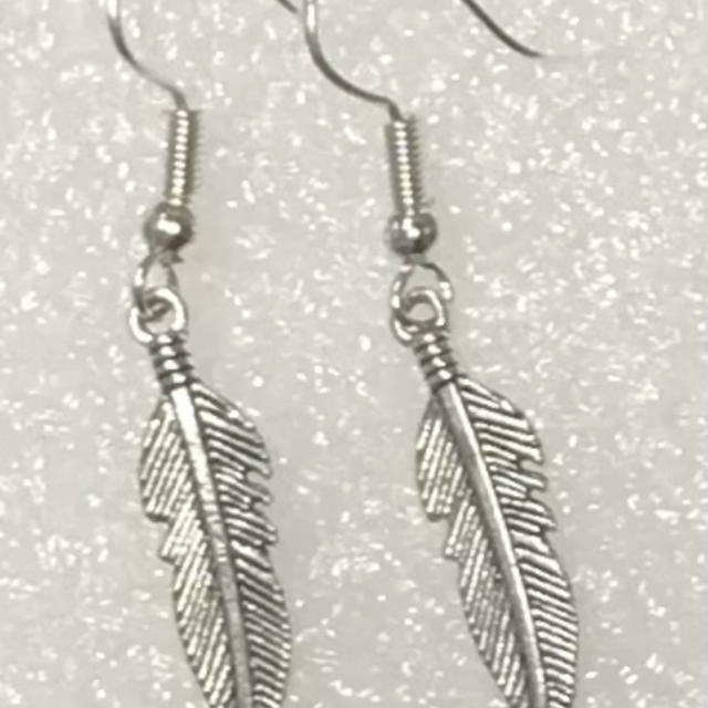 Leaf Dangling Earrings-LDE4578