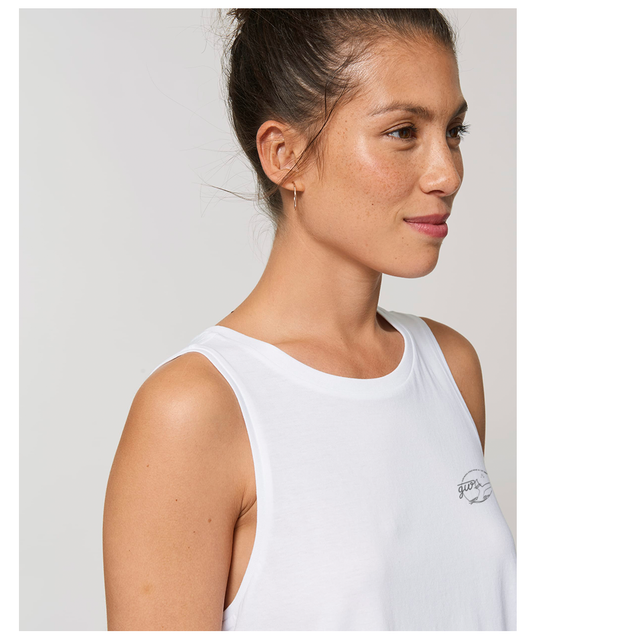 GLORYWAVES BASICS DANCER TANK TOP WOMEN WHITE