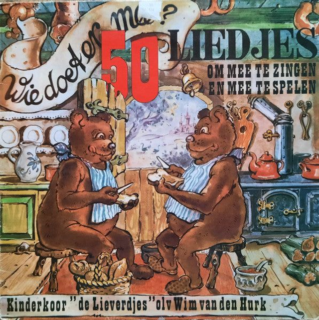 Kinderkoor De Lieverdjes ‎- Wie Doet Er Mee (LP)