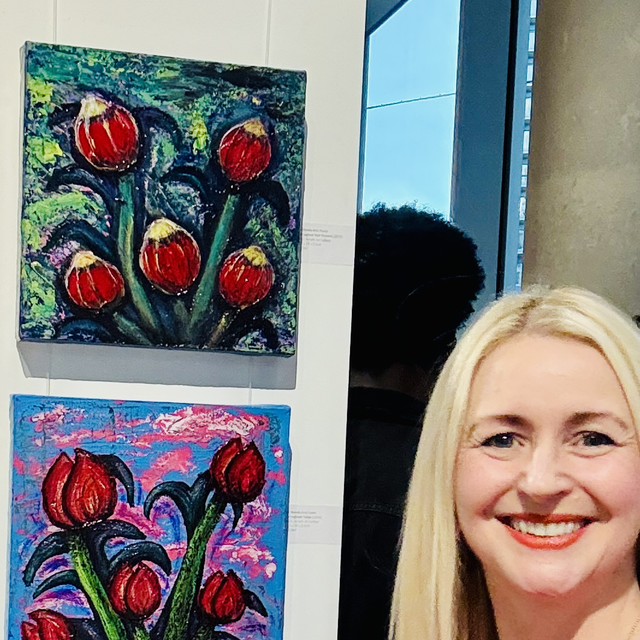 Imagined Red Flowers Fine Art Print