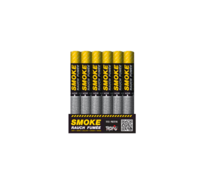 1 Fumigène à main jaune