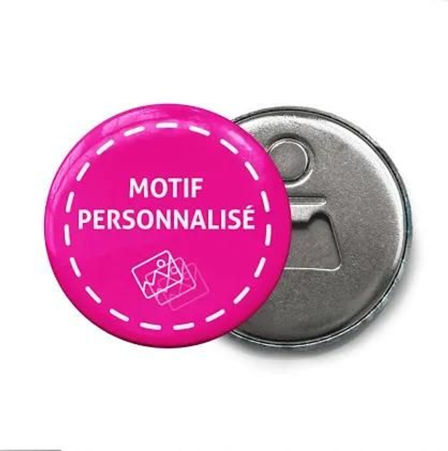 Lot de 5 Badges Personnalisés