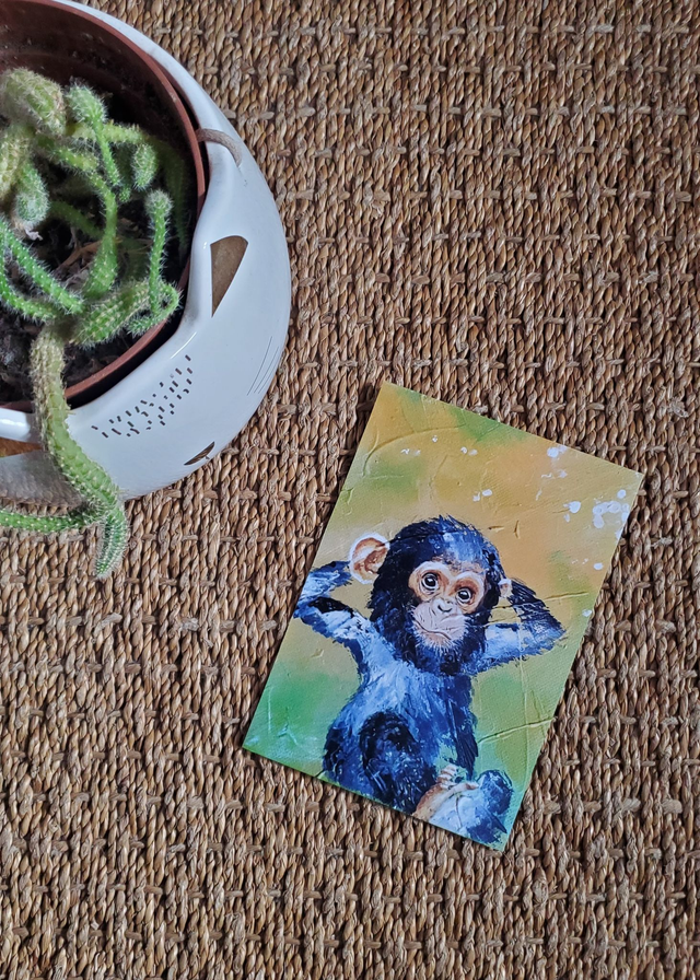 Carte postale du tableau &quot;Take it easy&quot;