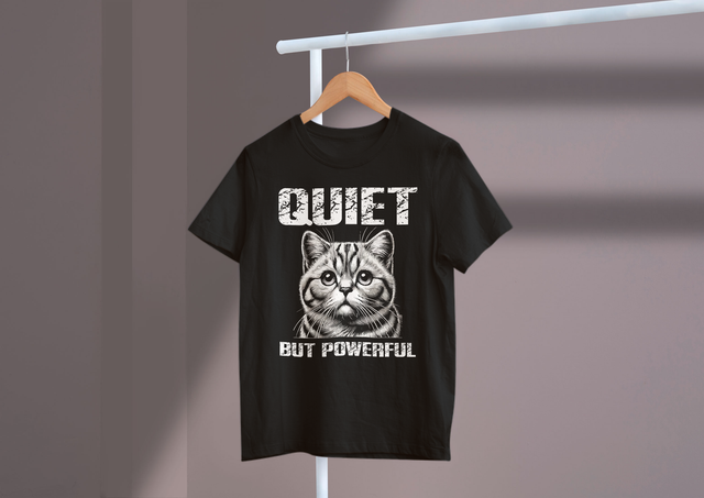 Quiet But Powerful Introvert Strength Silent Power. Leise, aber kraftvoll, introvertierte Stärke, stille Kraft