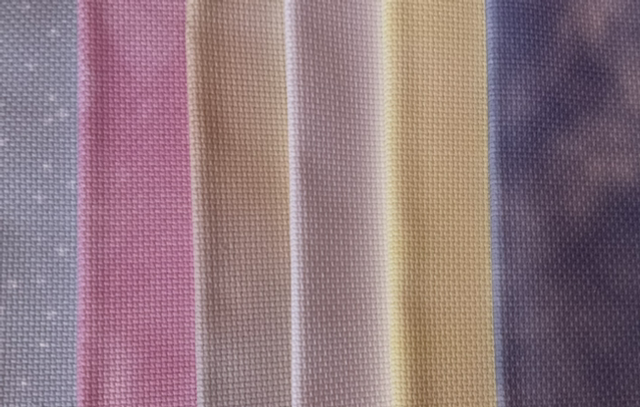 6 Piece Bundle of 14ct Aida