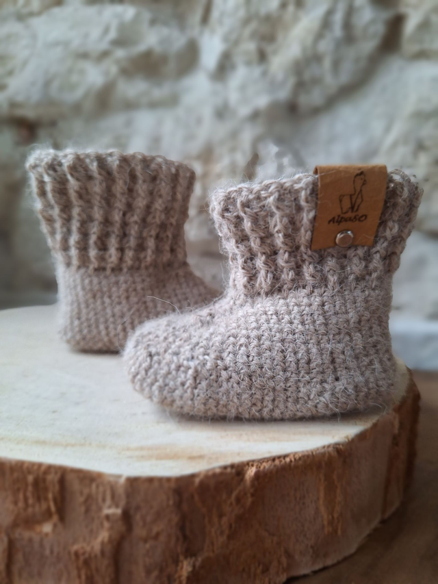 Chausson bébé ficelle - collection élégance