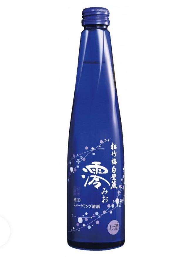 Saké pétillante en bouteille doux