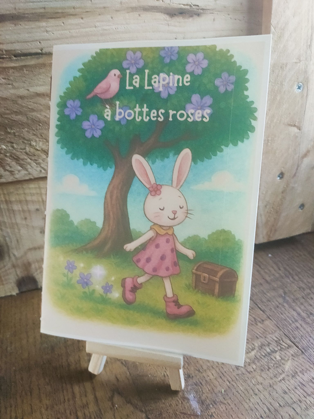 Livret  - La lapine à bottes roses