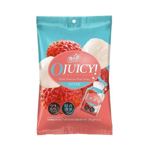 Yuki &amp; Love Ojuicy Fruit Jelly Litchi