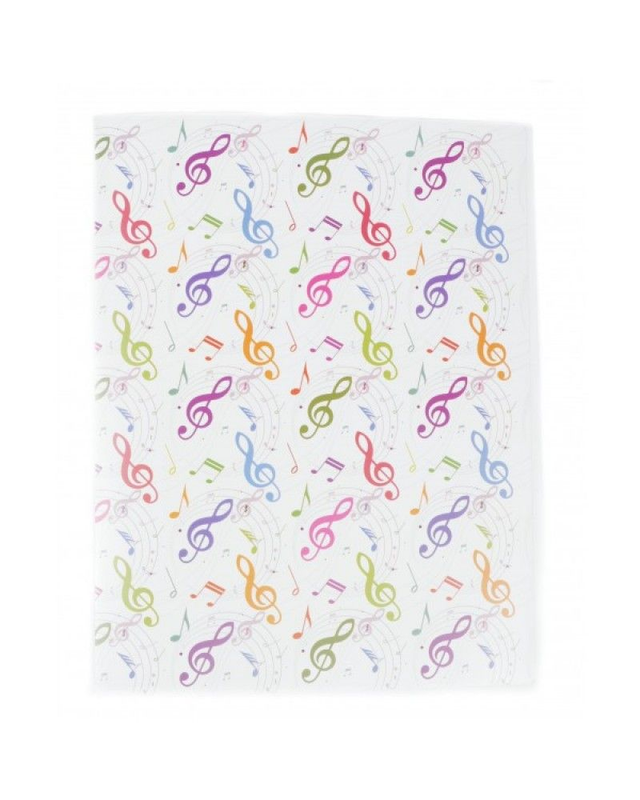 Classeur A4 2 anneaux, motif clés multicolore