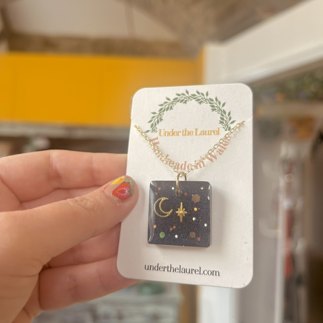 Dark Celestial Necklace - Square