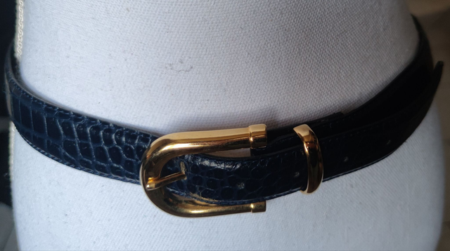 Ceinture bleu marine 85 cm 