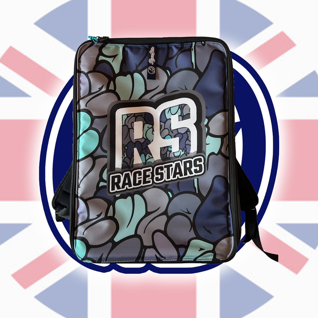1/8th Graffiti Blue Fully Enclosed Backpack