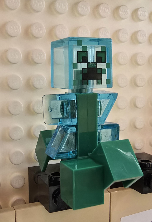 LEGO min052 aufgeladener Creeper Minifigur