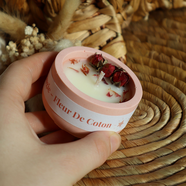 Mini Bougie - Fleur De Coton