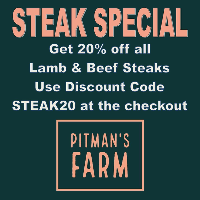 A PROMO CODE - STEAK20