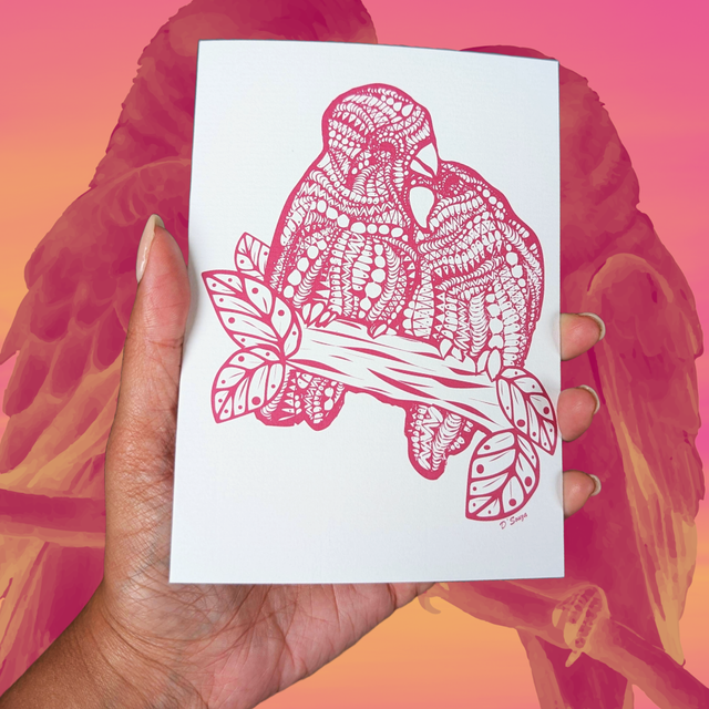 Love Birds Greet Cards