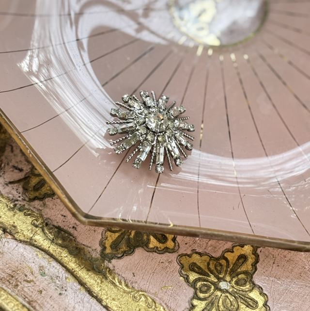 Stern Brosche Anstecknadel / Strass