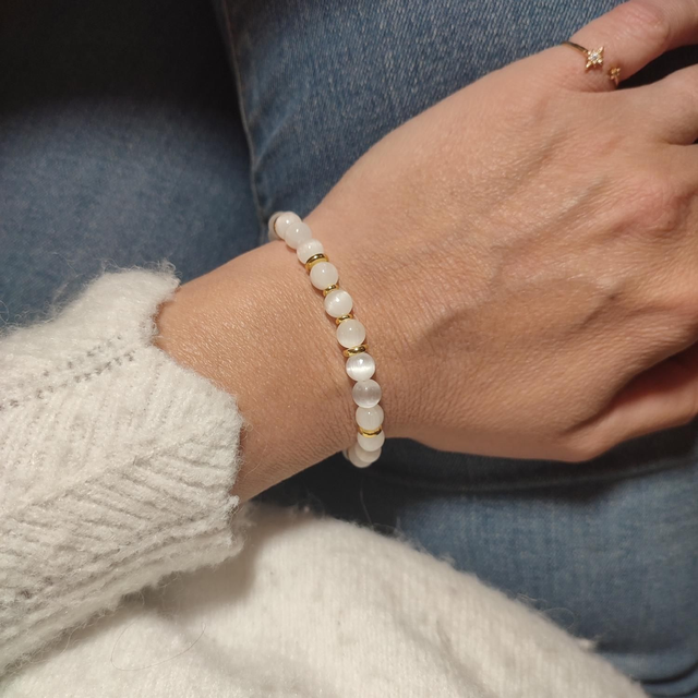 Bracelet Léonie Sélénite 