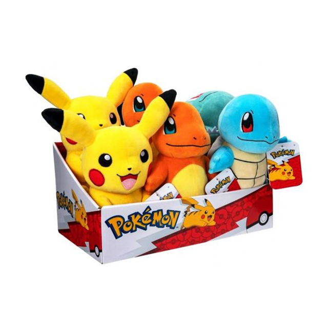 Pokemon 8" Assortment Plush - Kanto First Partners Assorted