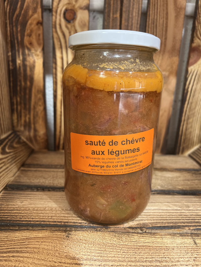 Sauté de chèvre aux légumes