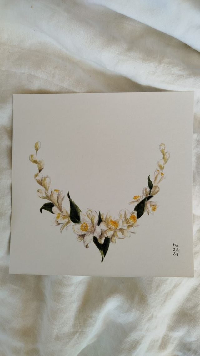 Couronne de fleur d oranger ( mariage)