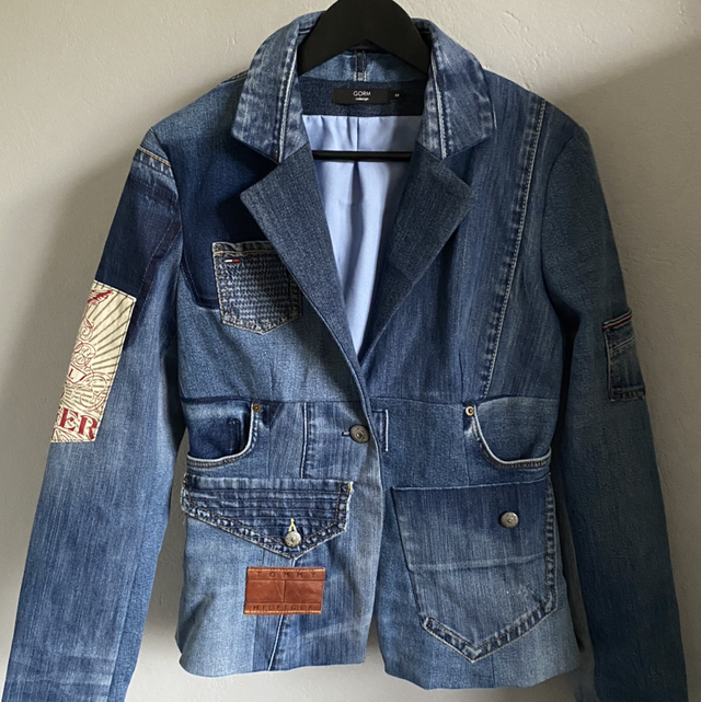 Veste en jean recyclé 
