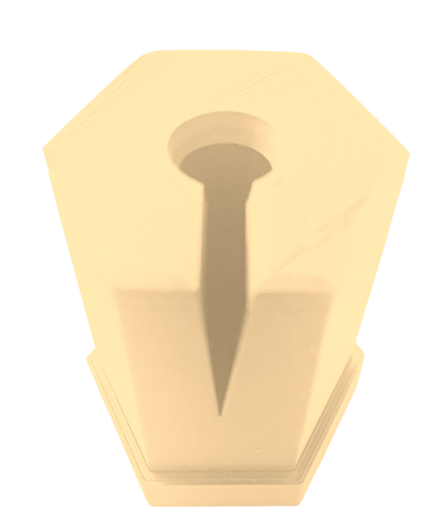 Yellow VINYL WEEDING POT bin