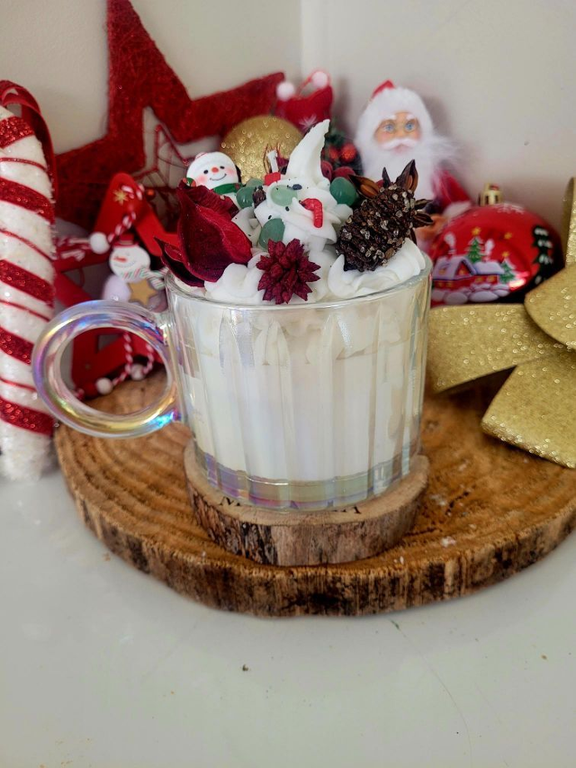Tasse XL de Noël – Bougie Chantilly & Magie