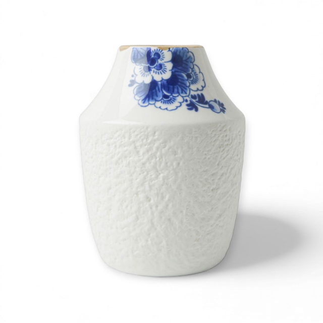 Heinen Delfts Blauw Blauw Bloesem vaas nr. 3