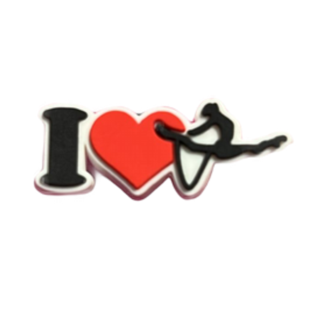 Croc Charm - I Love Leaps