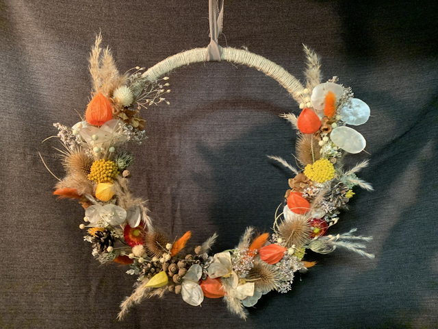 Couronne de fleurs